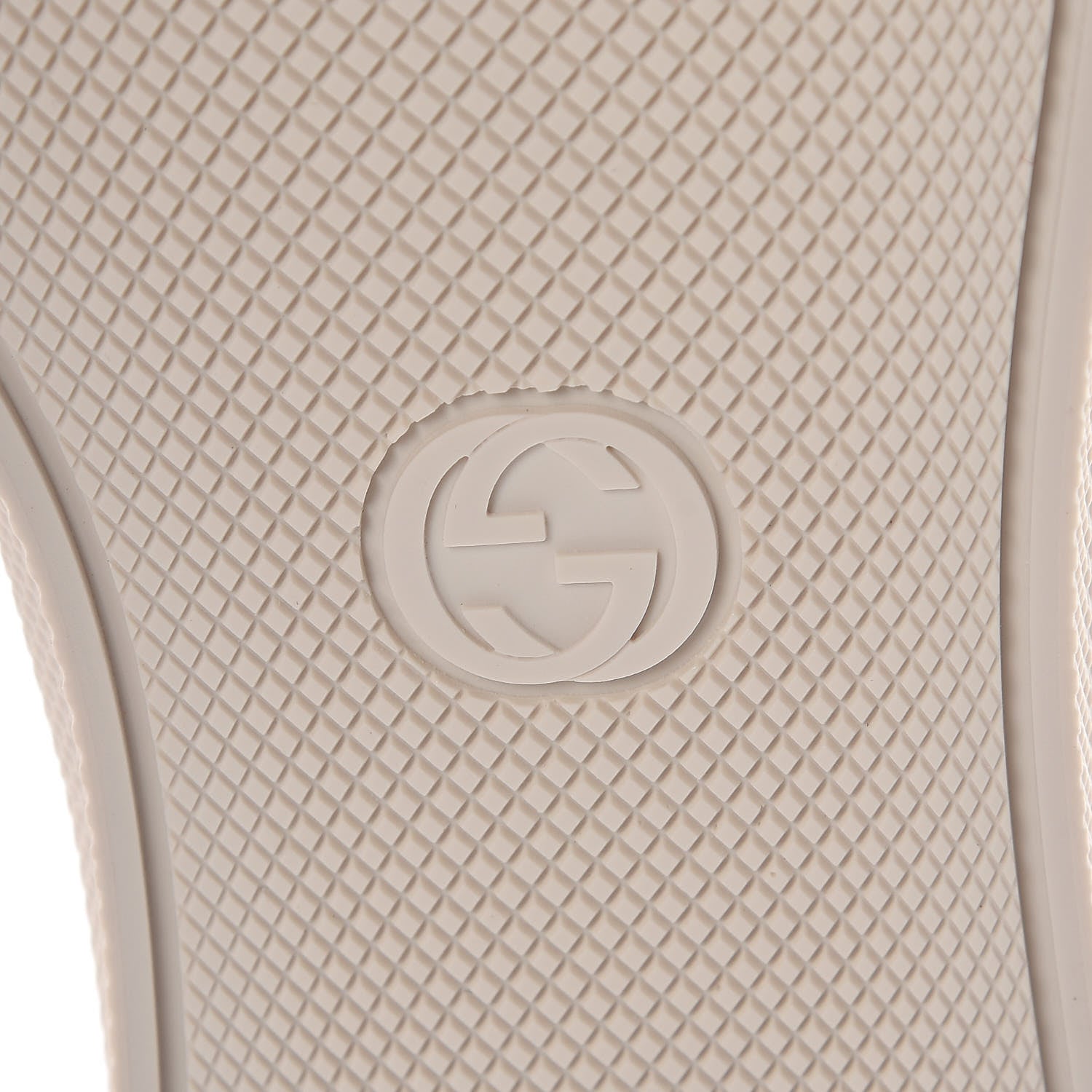 Gucci Canvas Sylvie Stripe Logo Mens Dublin Slip On Sneakers 8 Mystic White Hibiscus Red Maritime 7 of 8