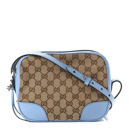 Gucci Monogram Mini Bree Messenger Bag Beige Mineral Blue 1 of 14