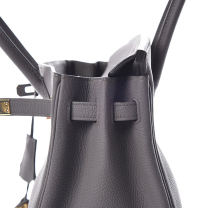 Hermes Togo Birkin 25 Etain 30 of 31