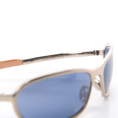 Louis Vuitton Calfskin Titanium Light Infinity Sunglasses Z1069U Grey 5 of 8
