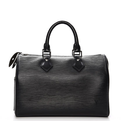Louis Vuitton Epi Speedy 25 Black 1 of 14