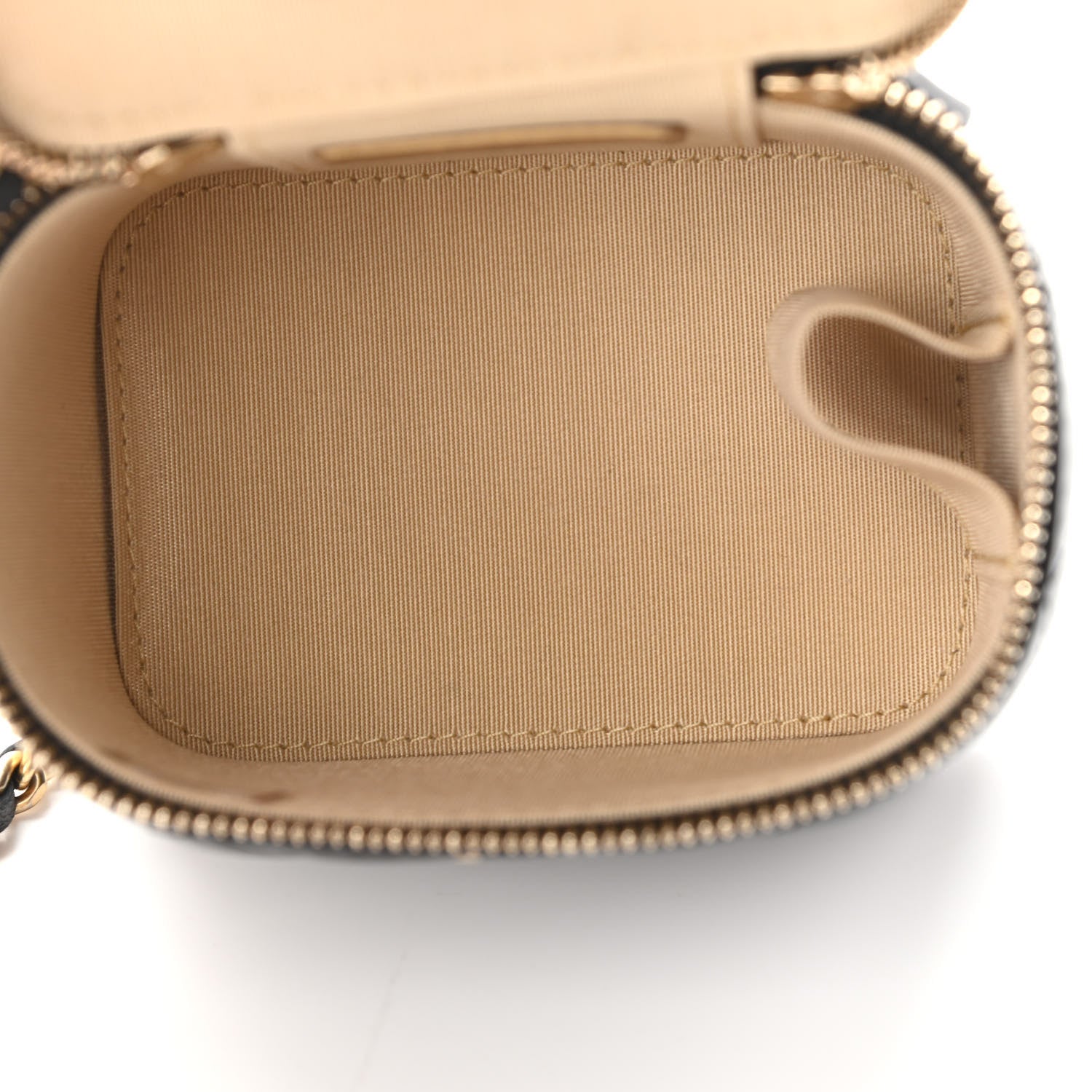 Chanel Lambskin Quilted Mini Pearl Crush Vanity Case With Chain Black 5 of 11