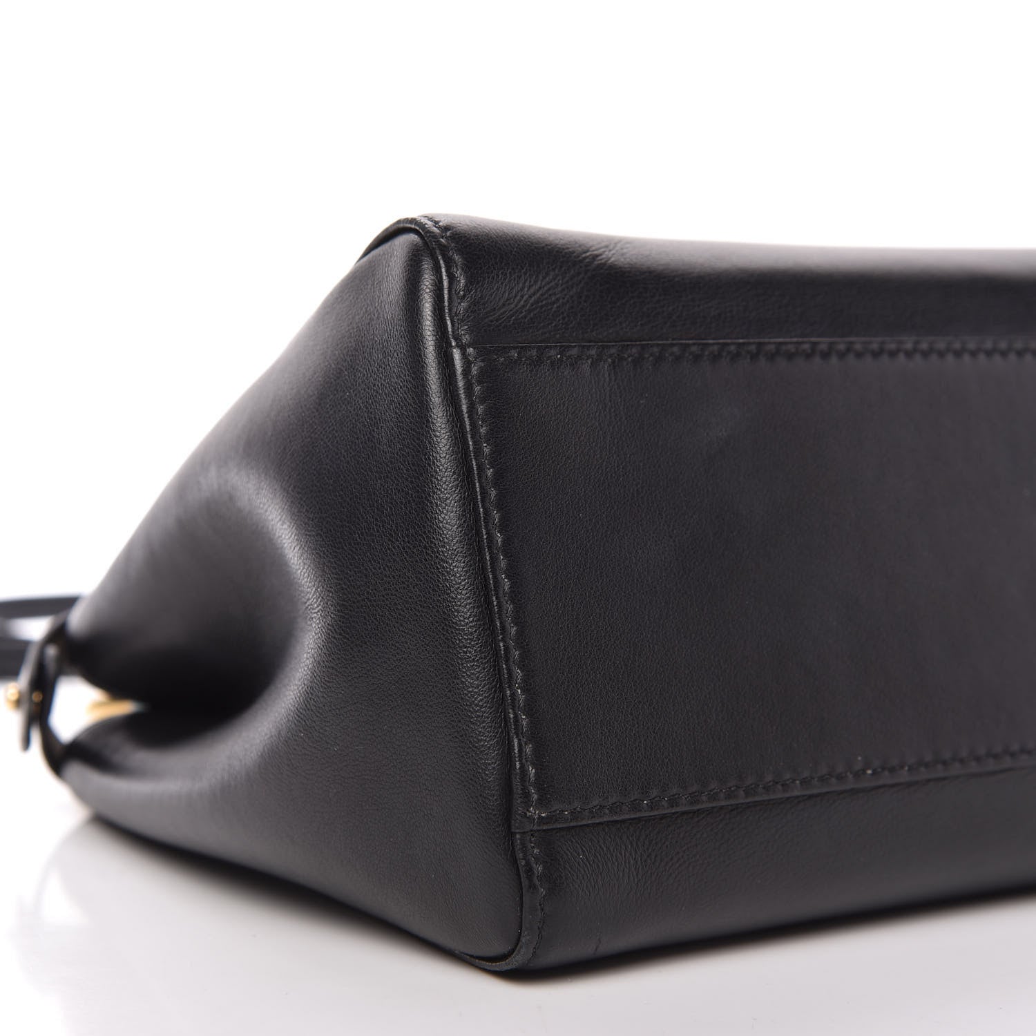 Fendi Nappa Mini Peekaboo Iconic Satchel Black 6 of 9