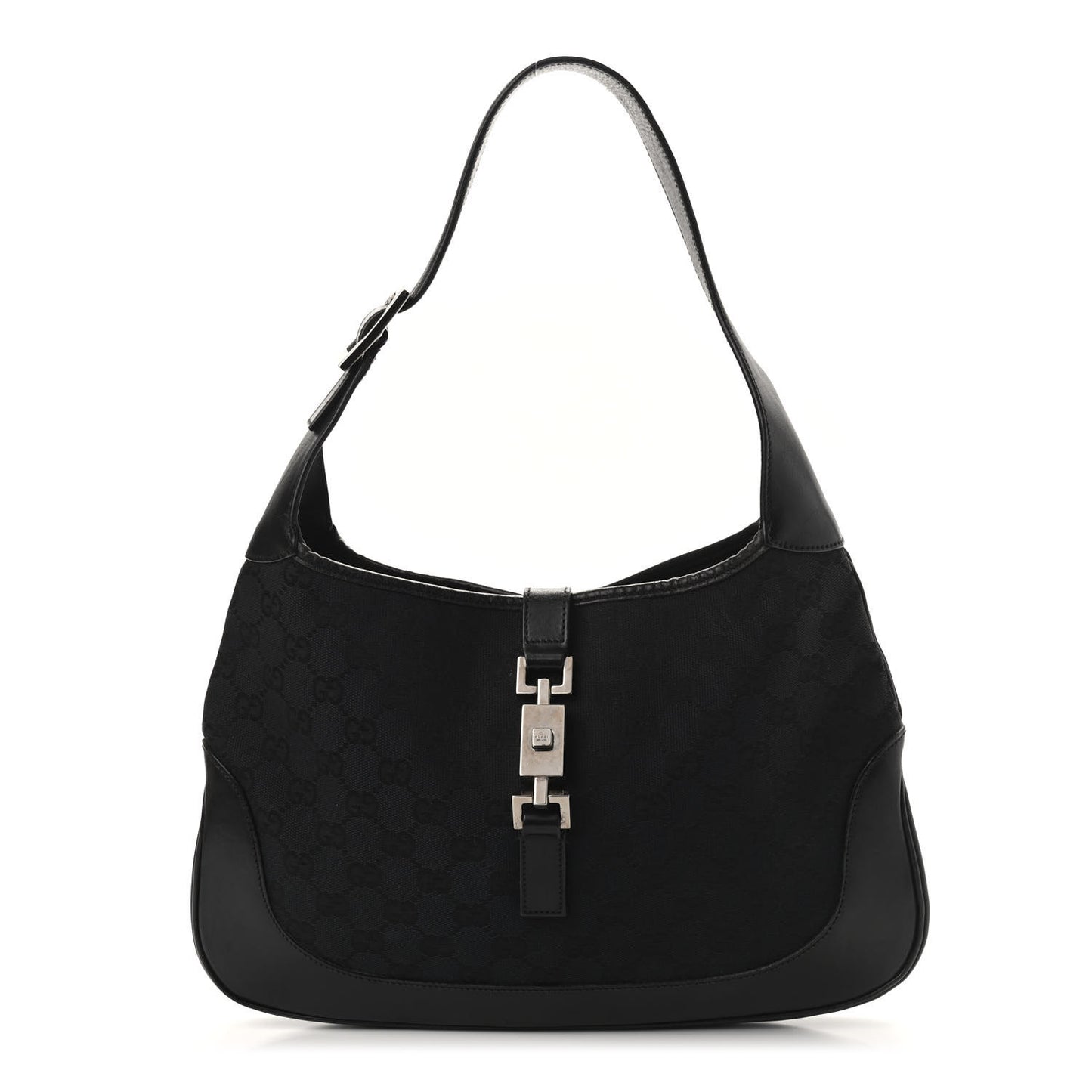 Monogram Small Jackie O Hobo Black