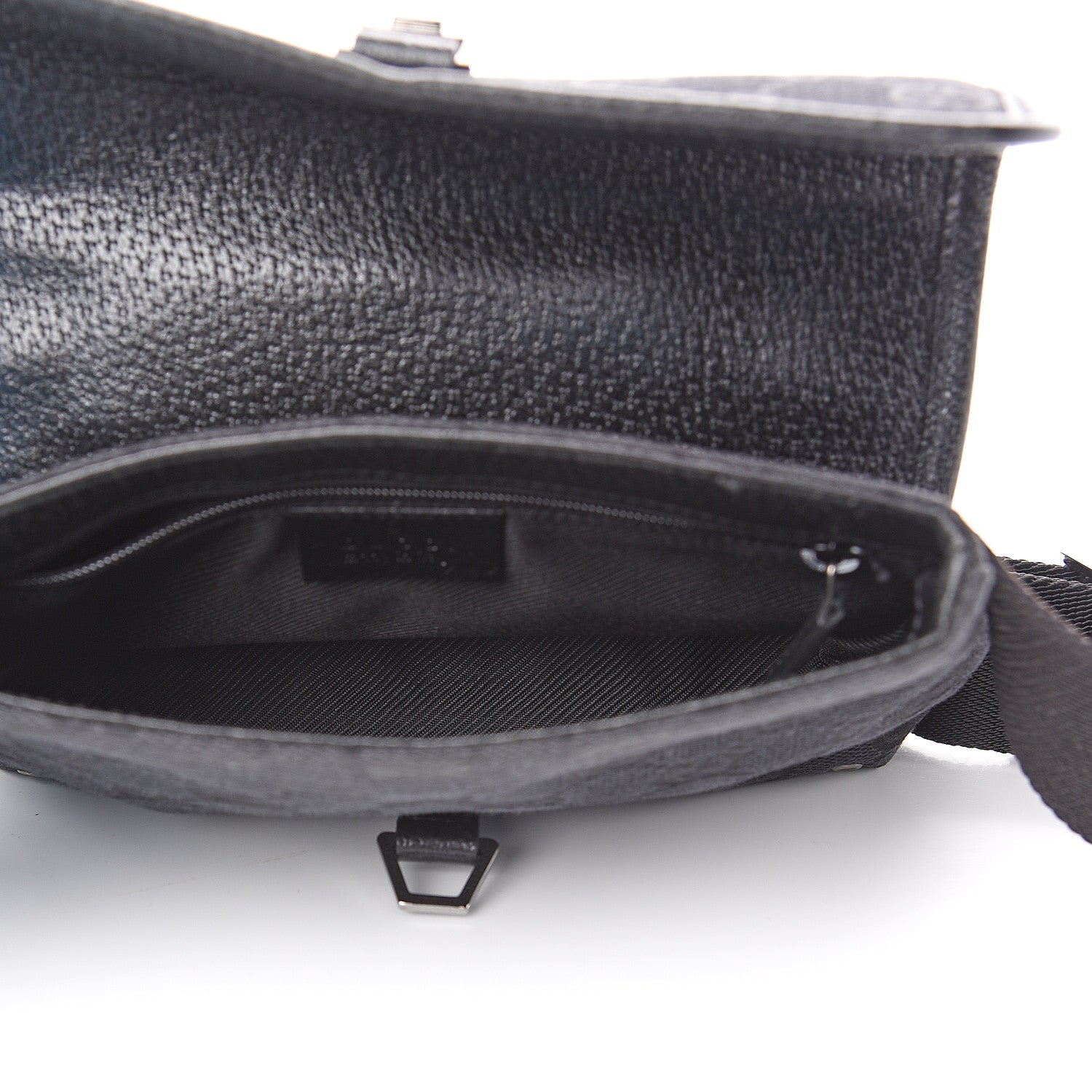 Gucci GG Monogram Web Flight Belt Bag Black 4 of 8