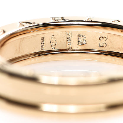 Bulgari 18K Yellow Gold B.Zero1 One-Band Ring 53 6.25 4 of 4