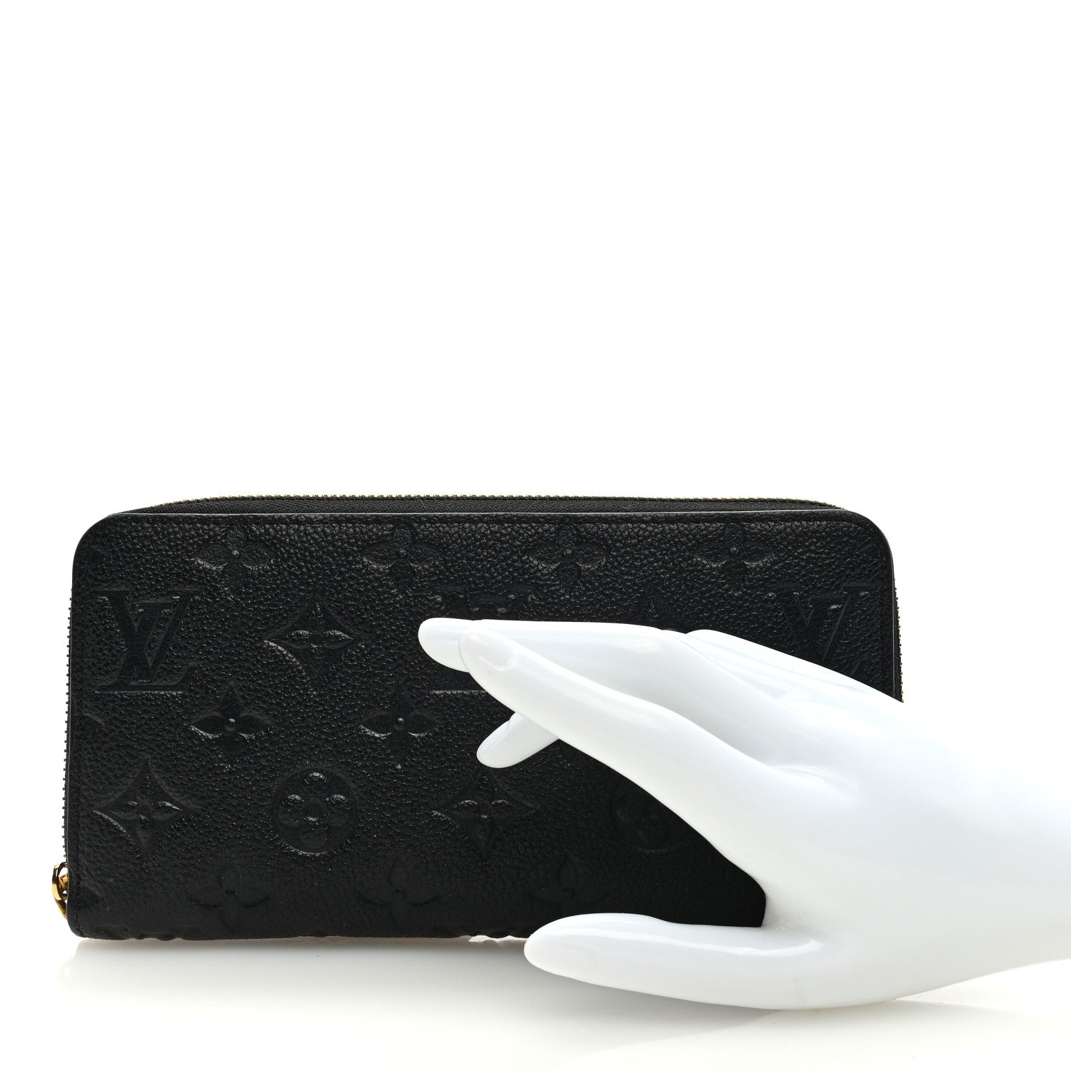 Louis Vuitton Empreinte Zippy Wallet Black 2 of 6