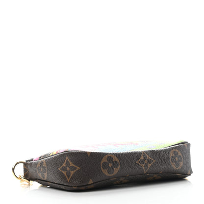 Louis Vuitton Monogram 2021 Christmas Animation Japanese Garden Mini Pochette Accessories Wisteria Pink 3 of 6