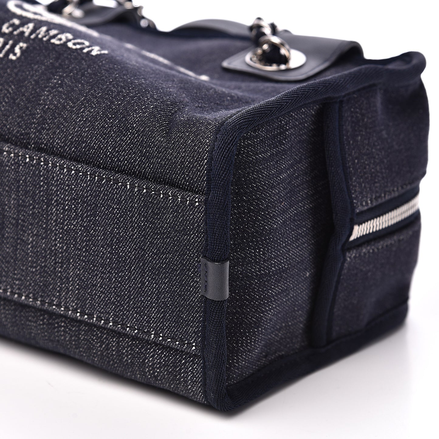 Denim Deauville Bowling Bag Dark Blue