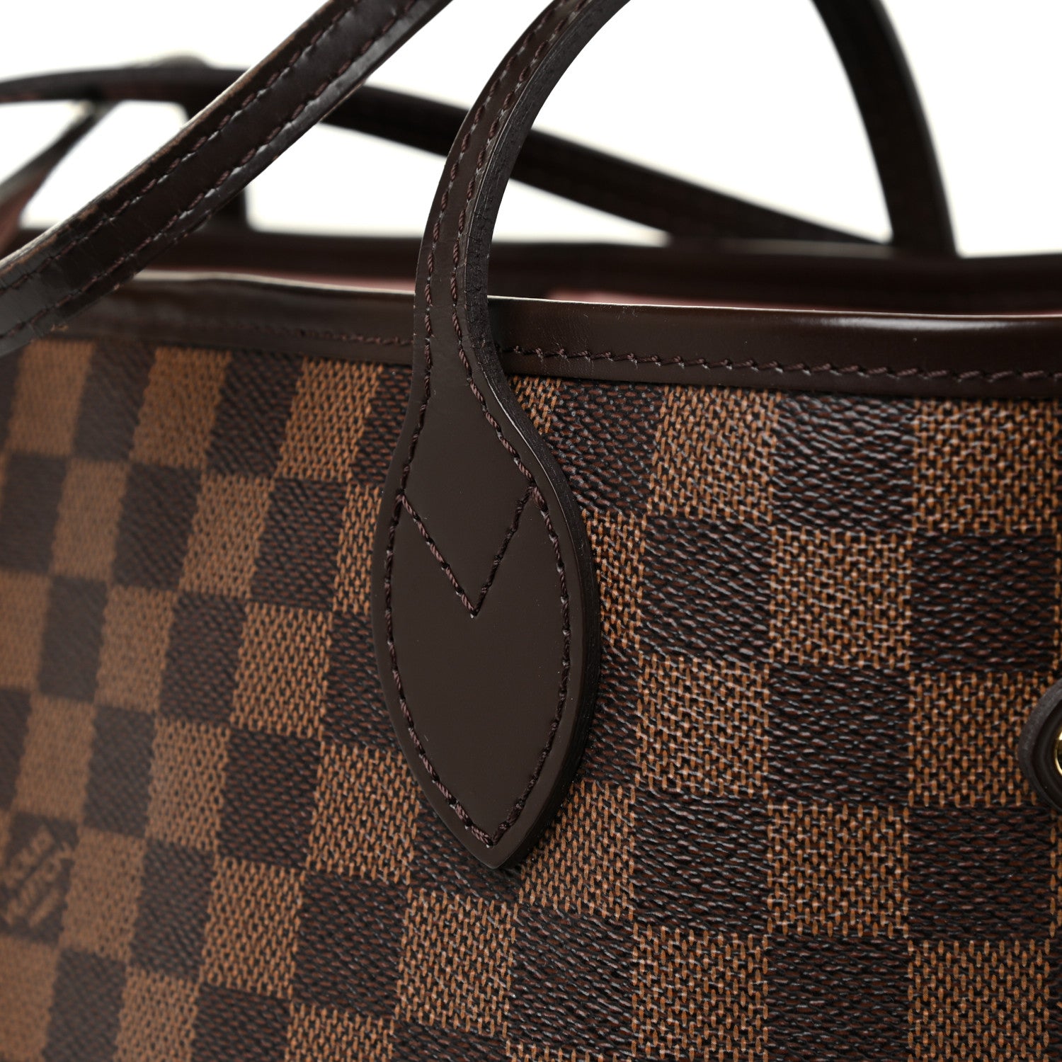Louis Vuitton Damier Ebene Neo Neverfull MM Rose Ballerine 19 of 19