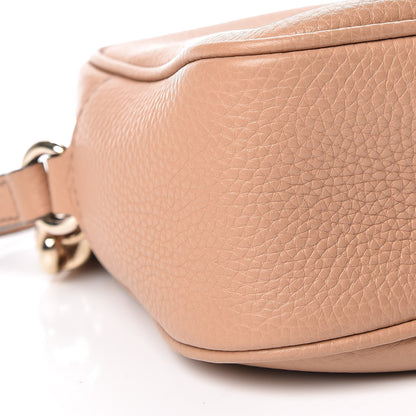 Gucci Pebbled Calfskin Small Soho Disco Bag Camelia 8 of 10