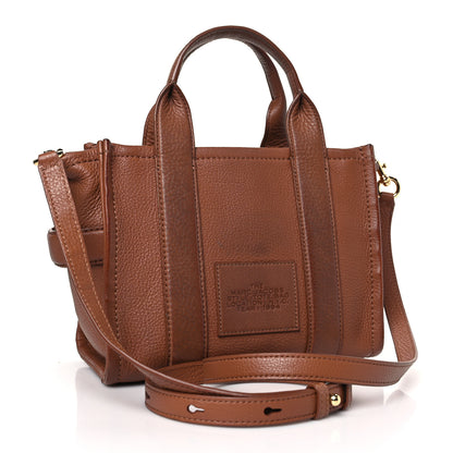 Marc Jacobs Grained Calfskin Small The Tote Bag Argan Oil 3 of 10
