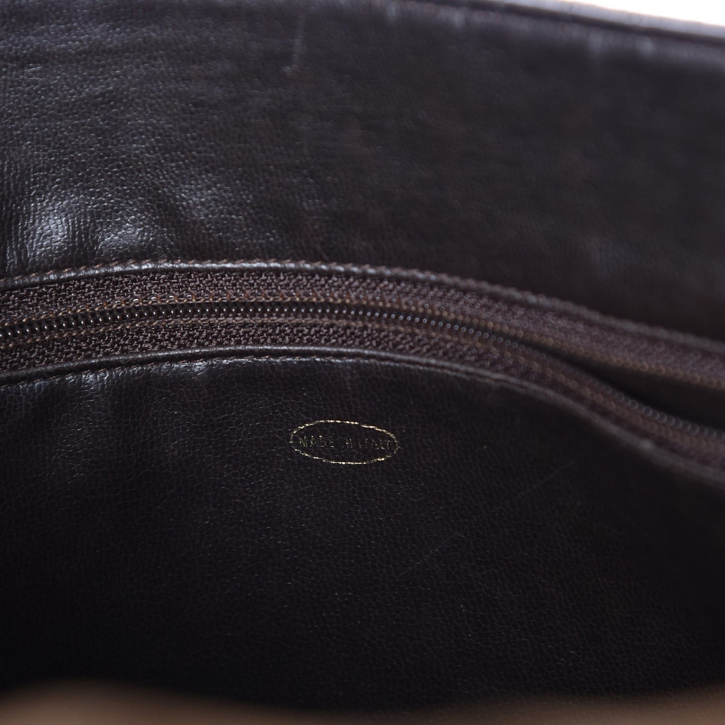 Suede CC Fringe Messenger Flap Bag Brown