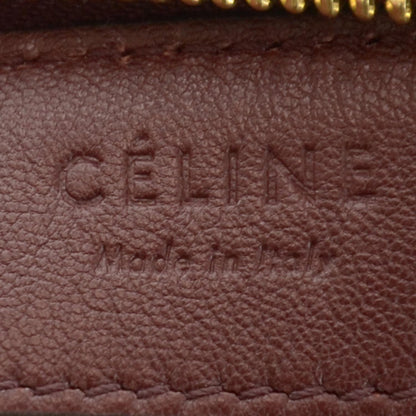 Celine Leather Trio Crossbody Bag Burgundy 8 of 9