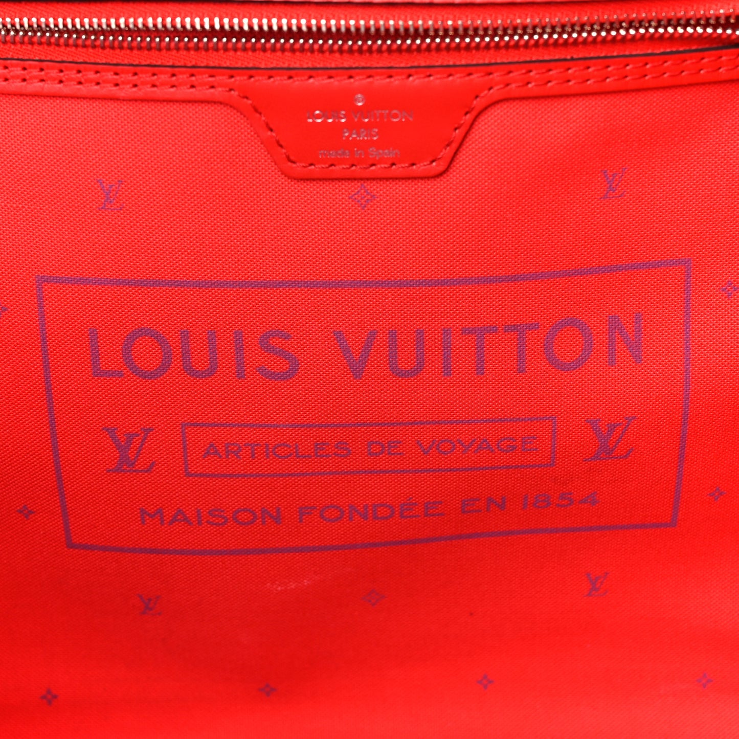Monogram Escale Neverfull MM Rouge