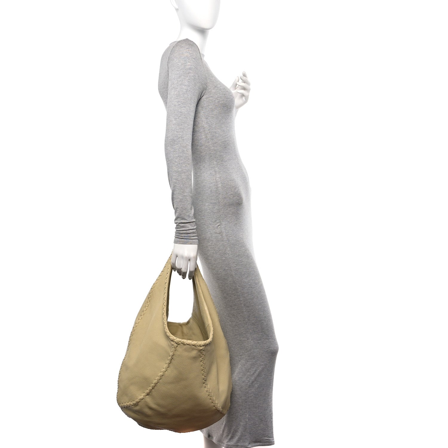 Bottega Veneta Cervo Deerskin Large Hobo Banane 2 of 11