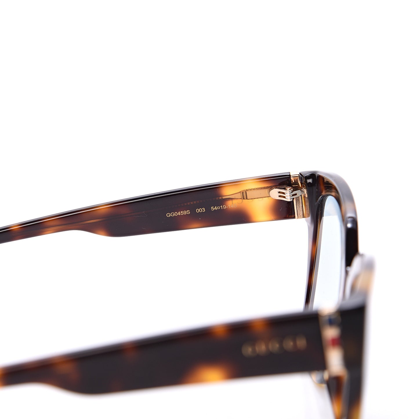 Acetate Square Frame Sunglasses GG0459S Tortoise