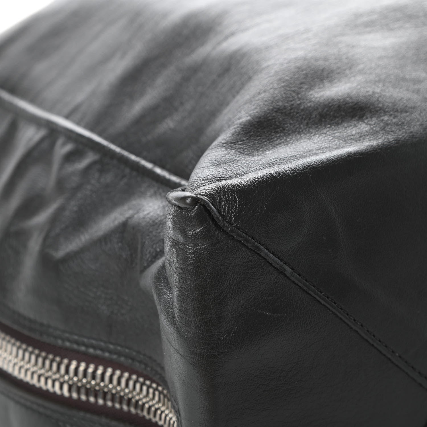 Balenciaga Veau Papier A4 Zip Around Tote Coffee 12 of 17