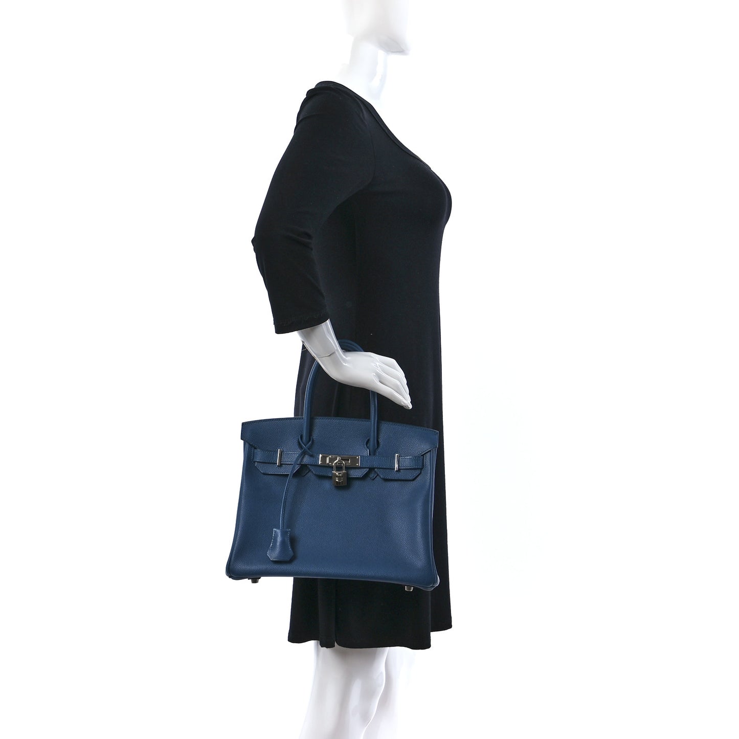 Epsom Birkin 30 Bleu Thalassa