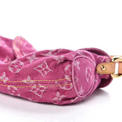 Louis Vuitton Monogram Denim Mini Pleaty Fuchsia 12 of 12