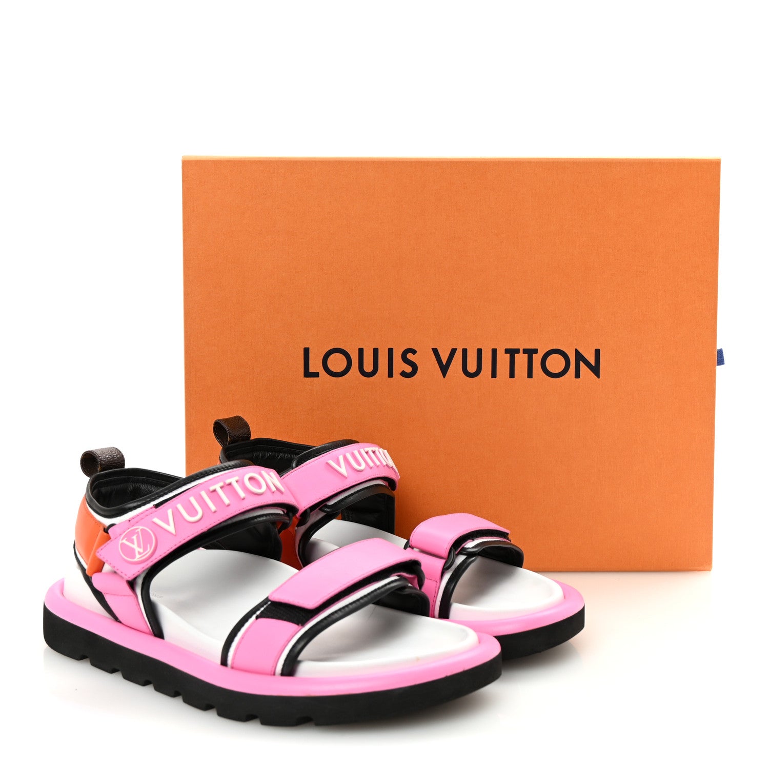 Louis Vuitton Calfskin Pool Pillow Flat Comfort Sandals 39 Rose Pop Pink 10 of 10