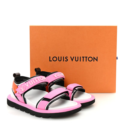 Louis Vuitton Calfskin Pool Pillow Flat Comfort Sandals 39 Rose Pop Pink 10 of 10