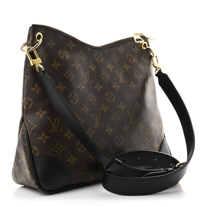 Louis Vuitton Monogram Odeon MM Black 3 of 11