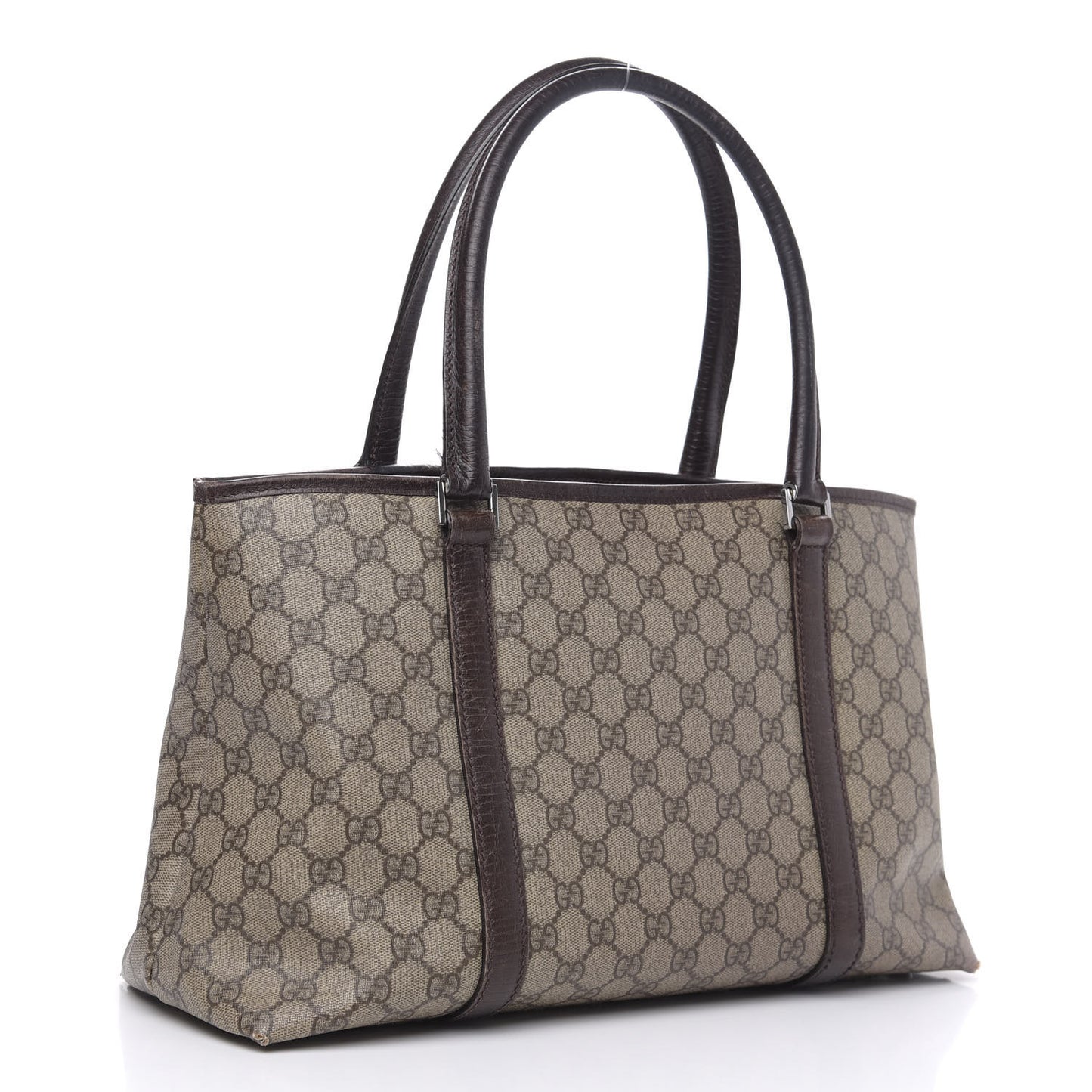 GG Plus Monogram Medium Joy Tote Dark Brown
