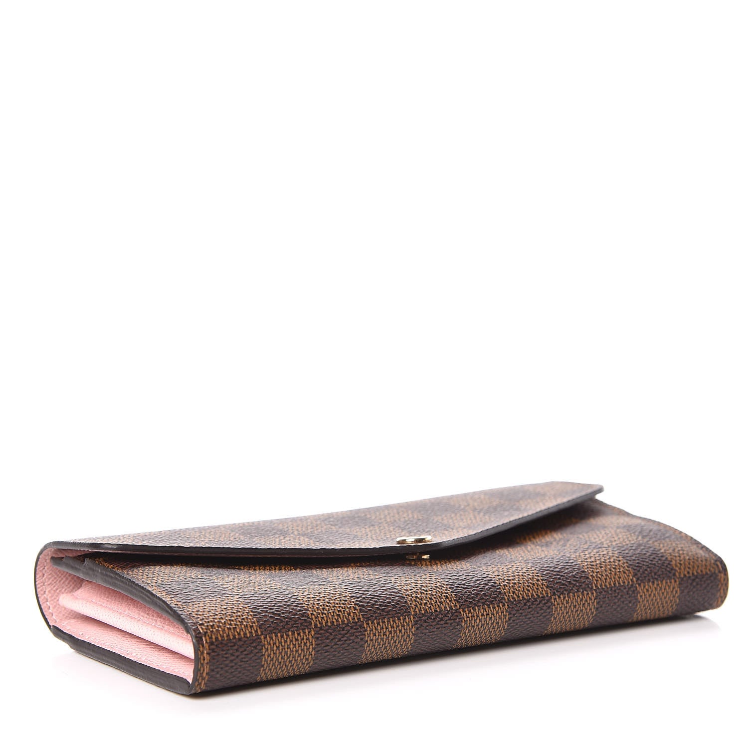 Louis Vuitton Damier Ebene Sarah Wallet NM Rose Ballerine 4 of 7