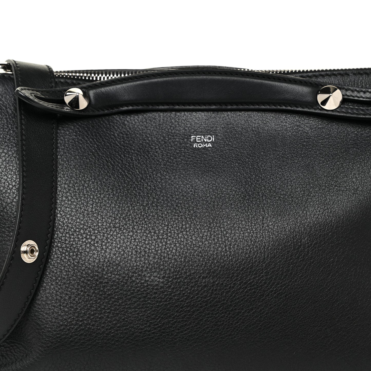 Vitello Dolce Marmol Large By The Way Boston Bag Black