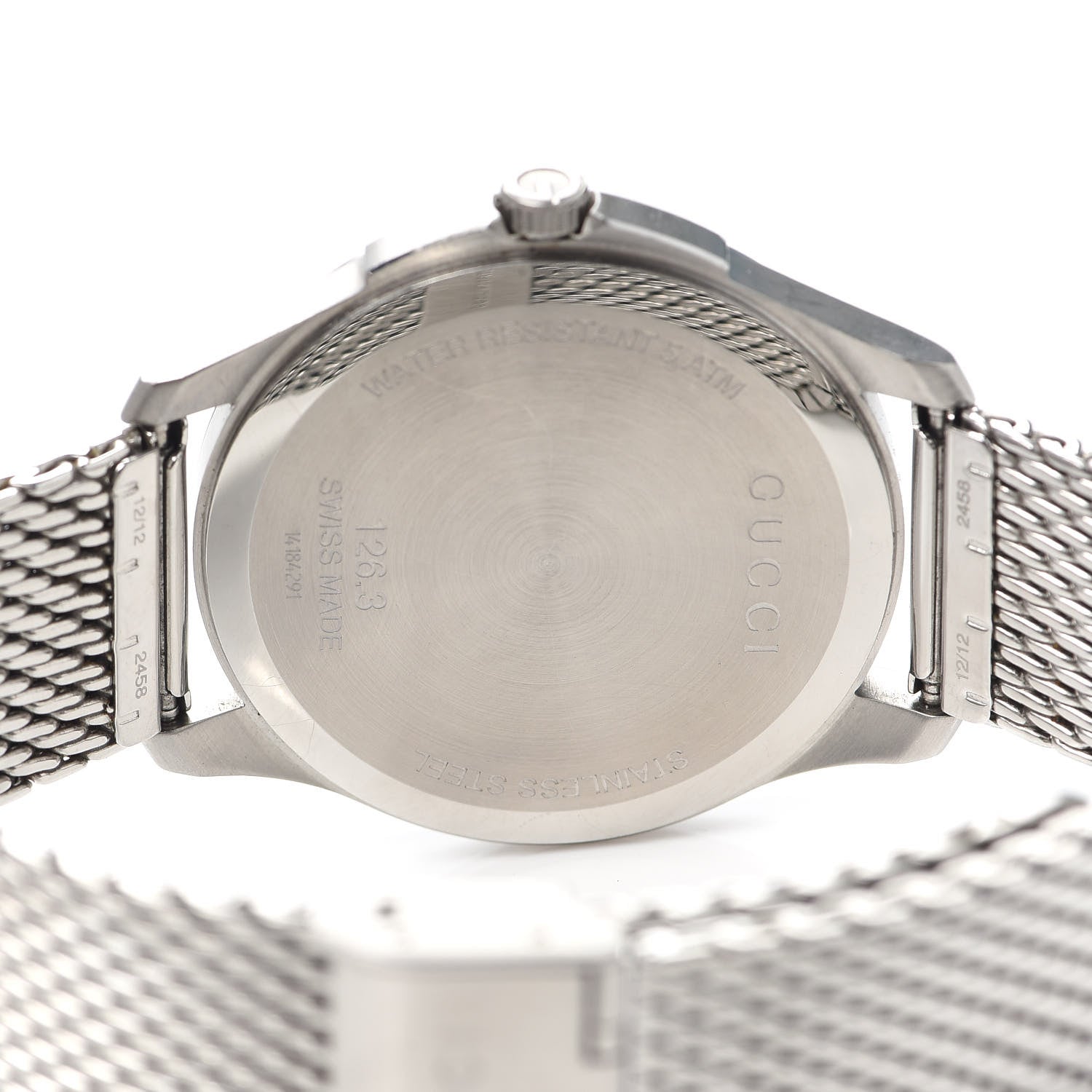 Gucci Stainless Steel 40mm G-Timeless Mesh Quartz Watch 4 of 5