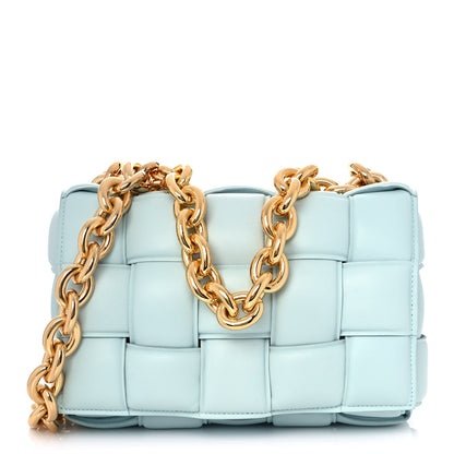 Bottega Veneta Lambskin Maxi Intreccio Padded Chain Cassette Crossbody Bag 1 of 13