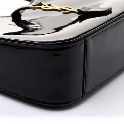 Saint Laurent Patent Le 5 A 7 Hobo Black 9 of 10