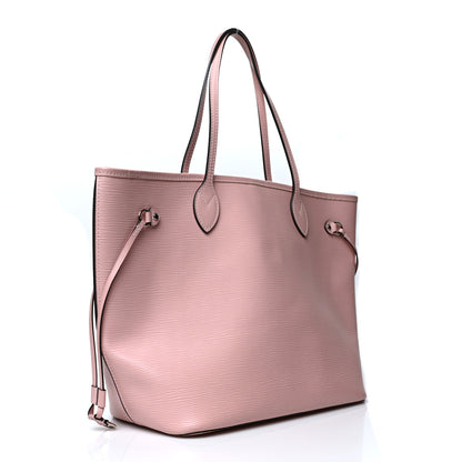 Louis Vuitton Epi Neverfull MM Rose Ballerine 3 of 11