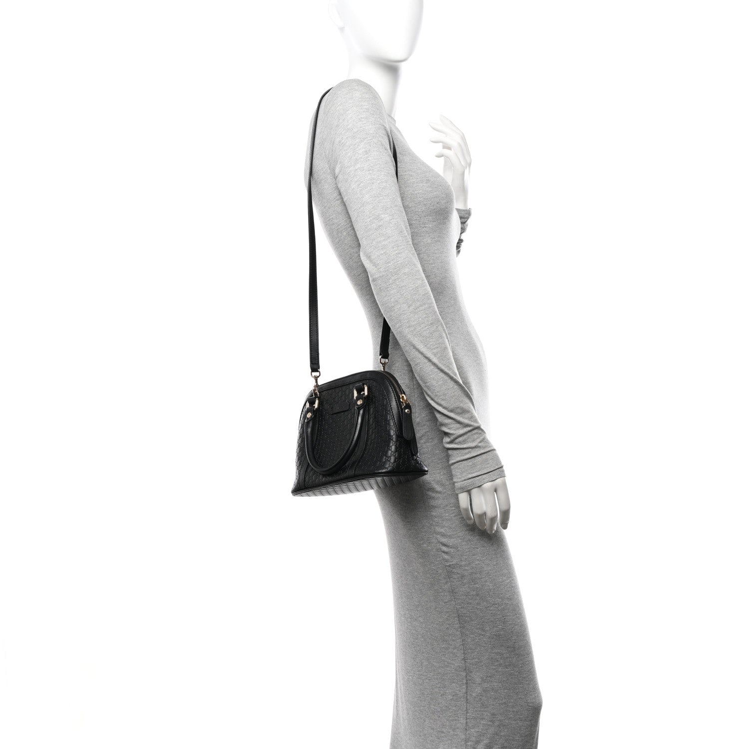 Gucci Microguccissima Mini Dome Bag Black 2 of 11