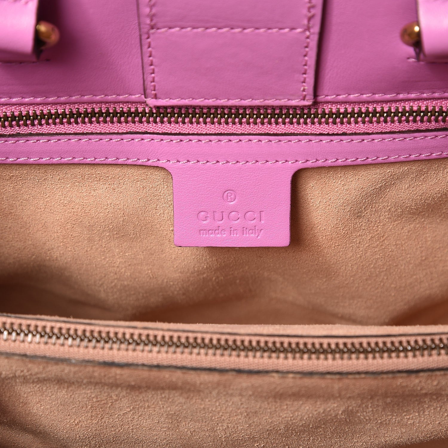 Gucci Calfskin Matelasse Small GG Marmont Tote Candy Mousse 7 of 9