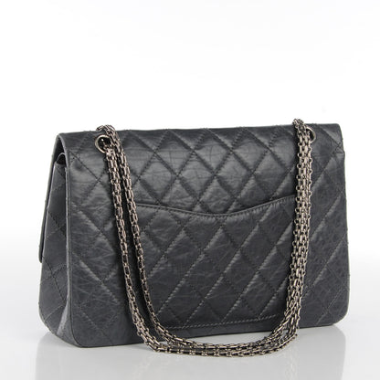 Chanel Aged Calfskin Quilted 50th Anniversary 2.55 Reissue 227 Flap Grey 3 of 9