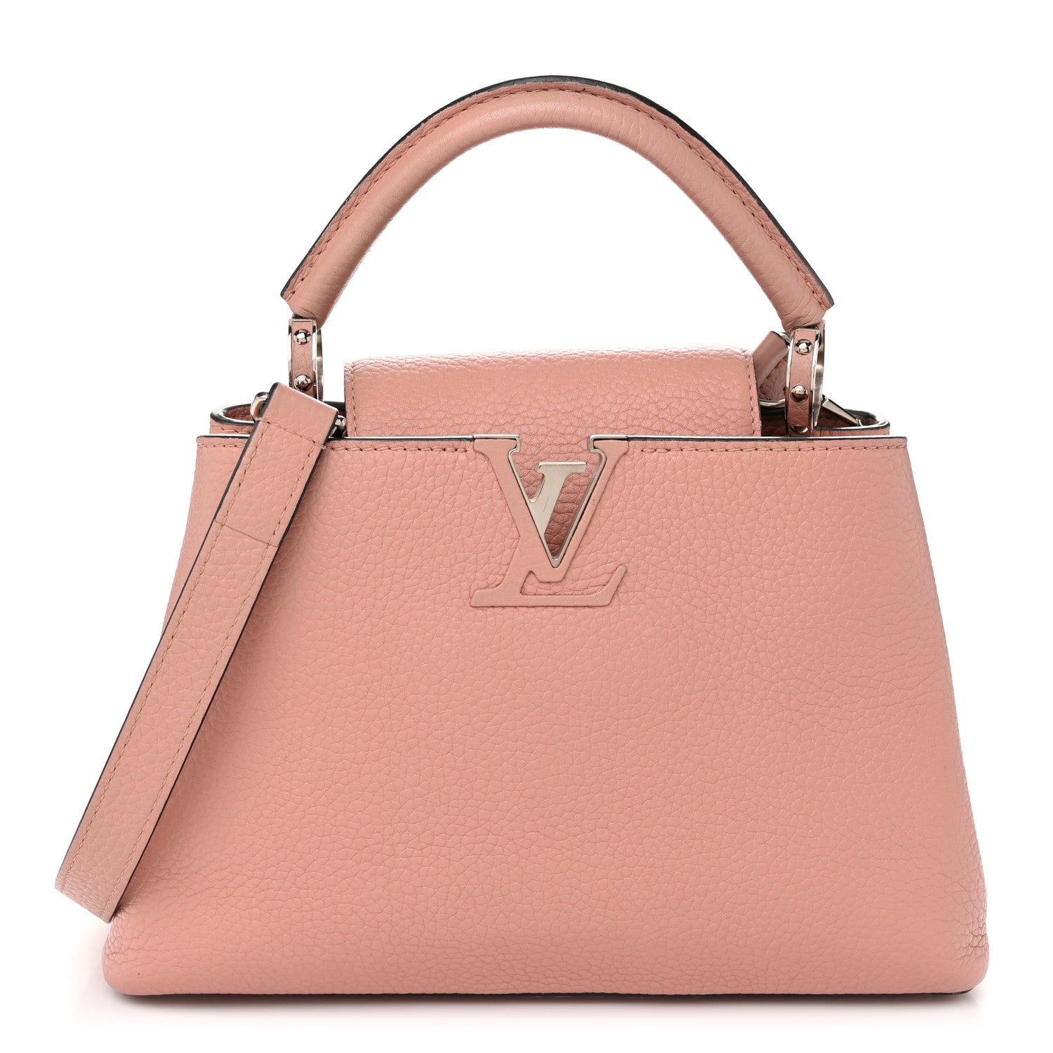 Louis Vuitton Taurillon Capucines BB Magnolia 1 of 9