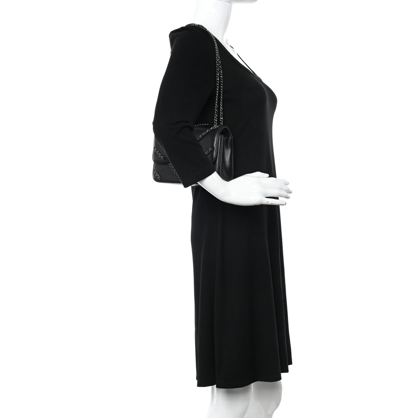 Lambskin Small CC Chain Flap Black