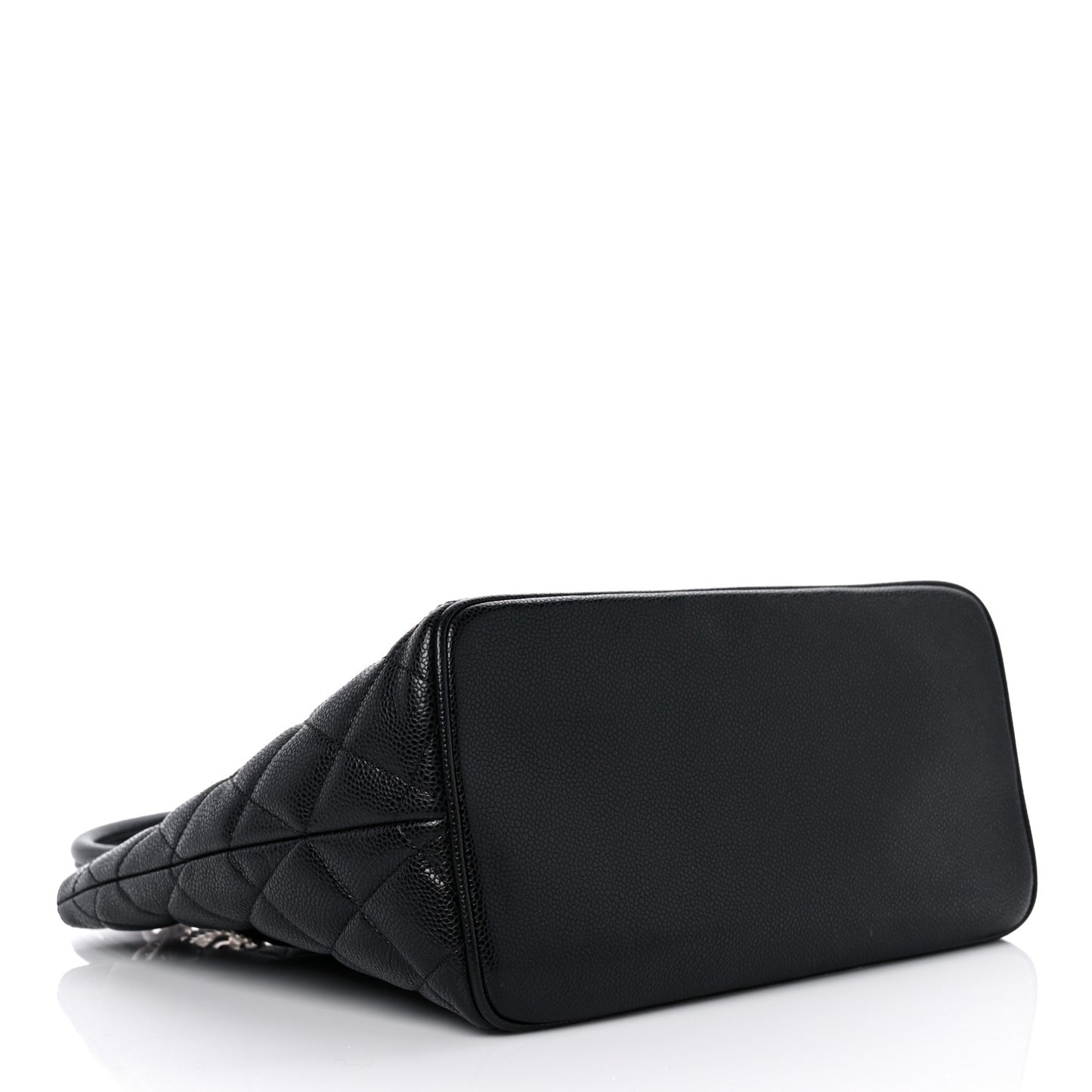 Caviar Quilted Medallion Tote Black