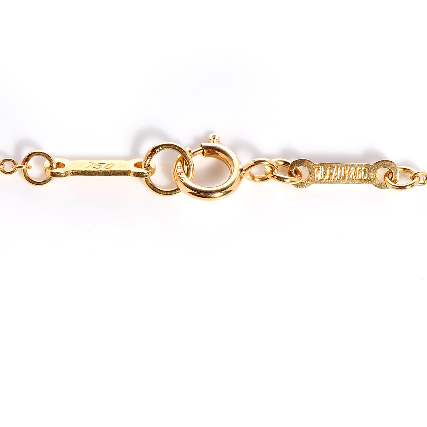 18K Yellow Gold 9mm Eternal Circle Pendant Necklace