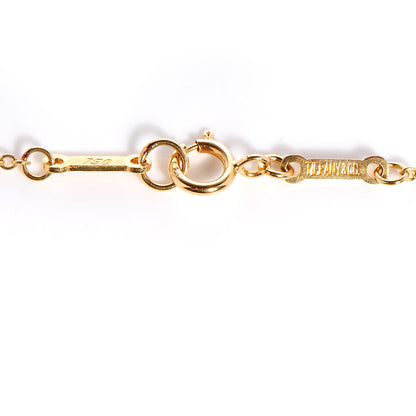 Tiffany 18K Yellow Gold 9mm Eternal Circle Pendant Necklace 3 of 6