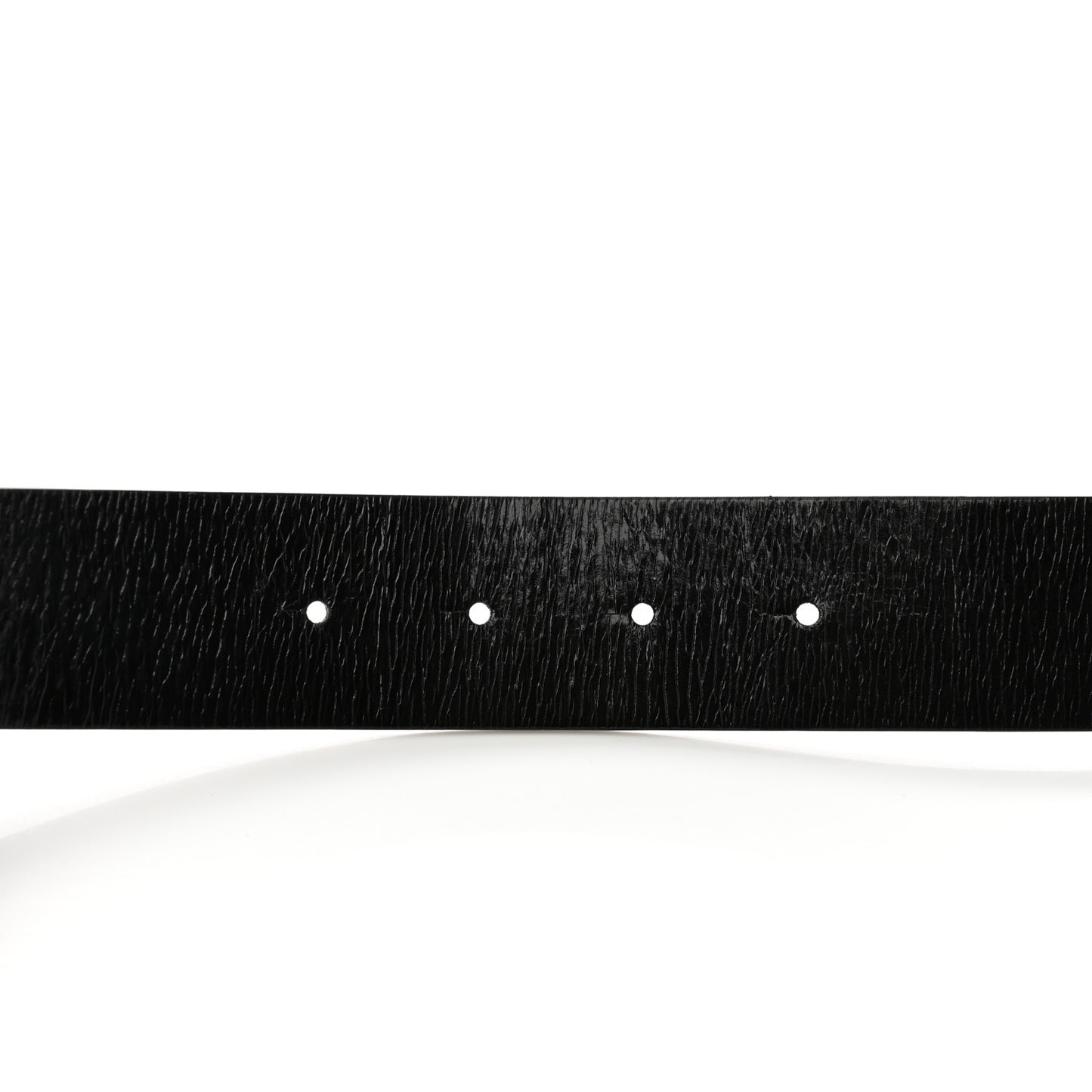 Calfskin Reversible CC Logo Belt 90 White Black