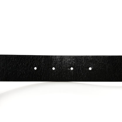 Chanel Calfskin Reversible CC Logo Belt 90 White Black 6 of 7