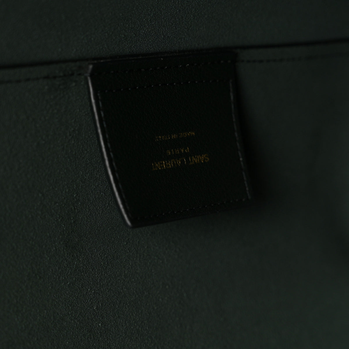 Calfskin Large Shopping Tote Dark Green