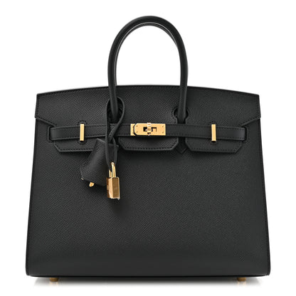 Hermes Epsom Birkin Sellier 25 Black 1 of 11