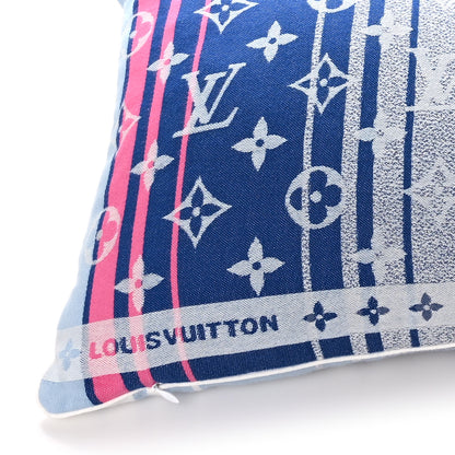 Louis Vuitton Cotton Monogram Cushion Pillow Sunset Blue 3 of 4
