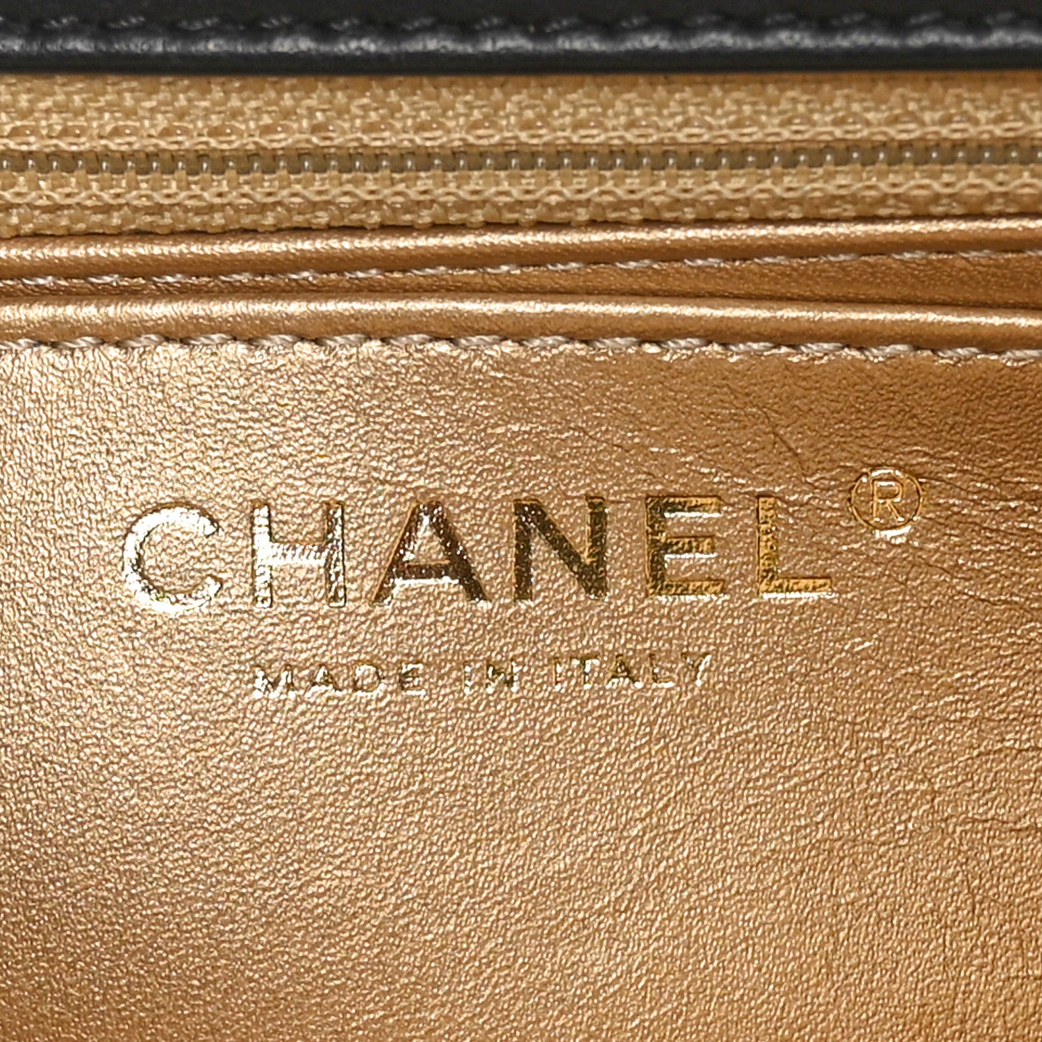 Chanel Lambskin Quilted Mini Rectangular Pearl Crush Flap Black