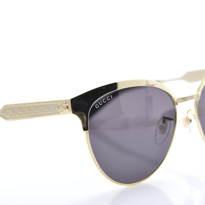 Gucci Round Metal GG0074S Sunglasses Gold 8 of 9