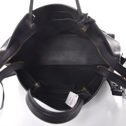 Balenciaga Veau Soyeux Perforated Blackout Hardware City Black 5 of 7
